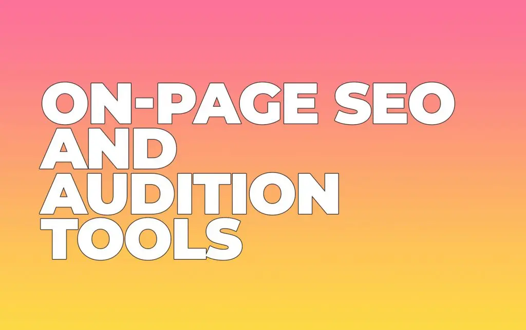 On-page SEO Audition Services and Crawlers